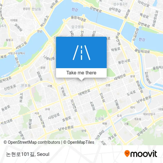 논현로101길 map