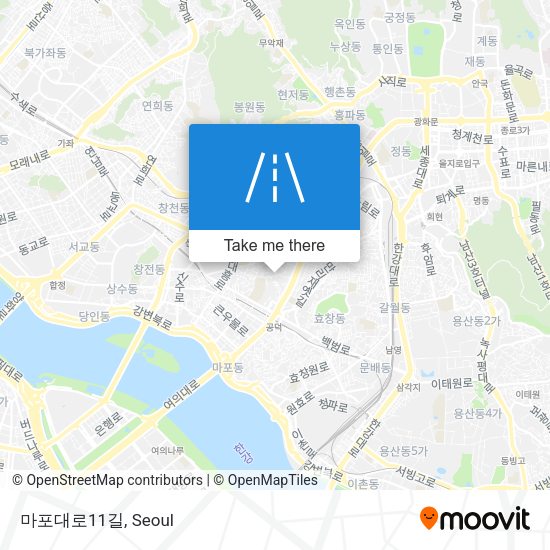 마포대로11길 map