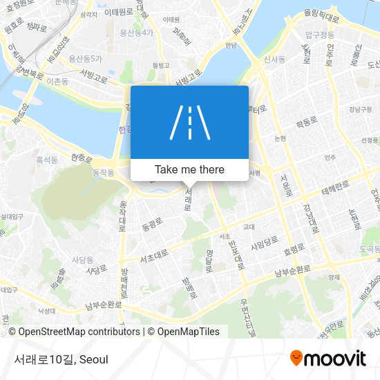 서래로10길 map