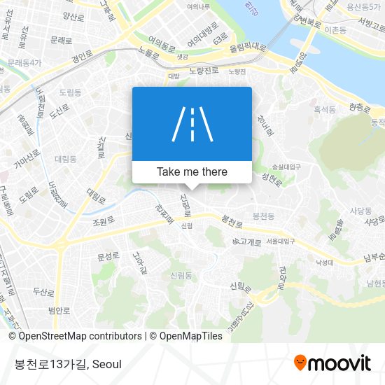 봉천로13가길 map