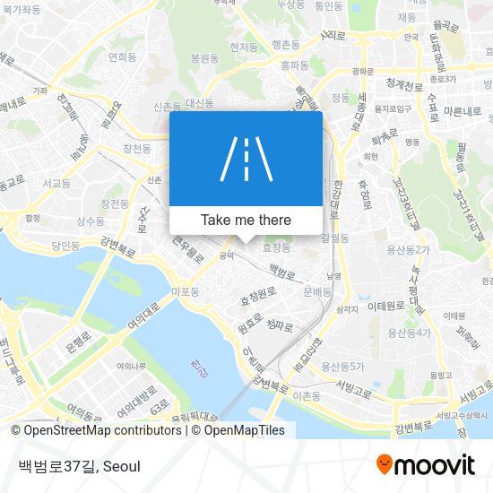 백범로37길 map