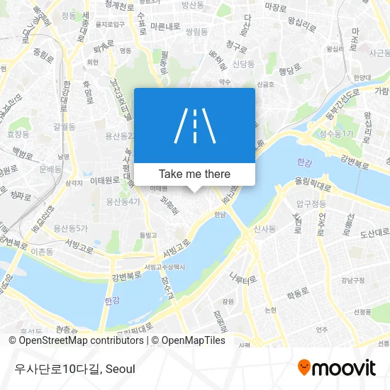우사단로10다길 map