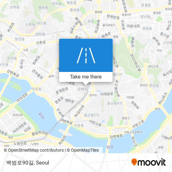 백범로90길 map