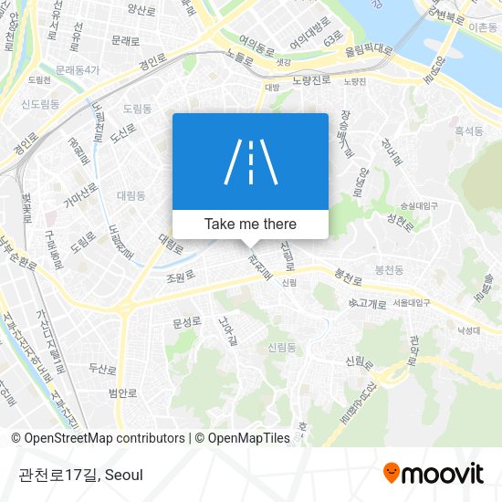 관천로17길 map