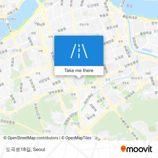 도곡로18길 map