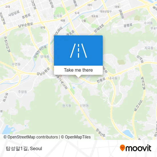 탑성말1길 map