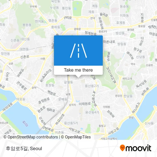후암로5길 map
