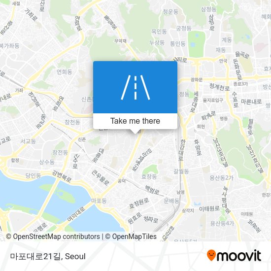 마포대로21길 map