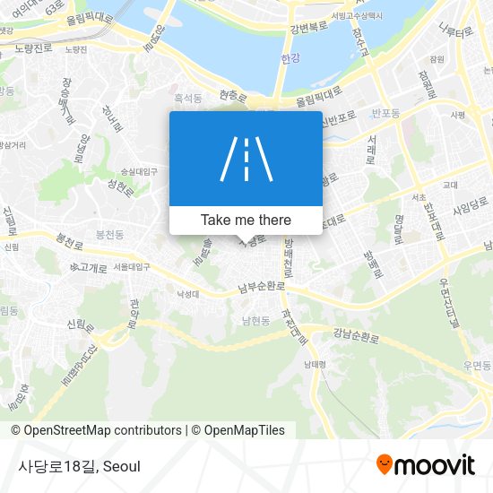 사당로18길 map