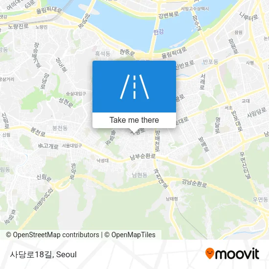 사당로18길 map