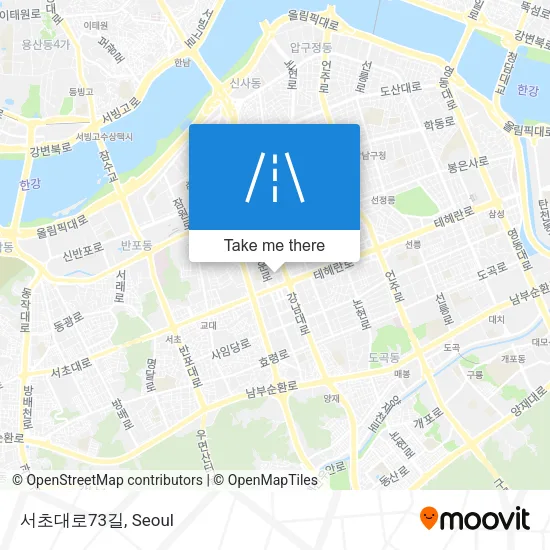 서초대로73길 map