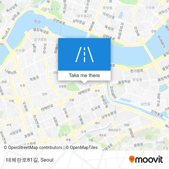 테헤란로81길 map