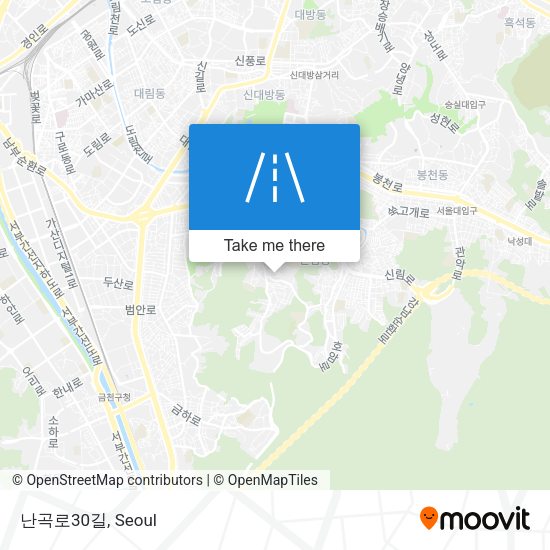 난곡로30길 map