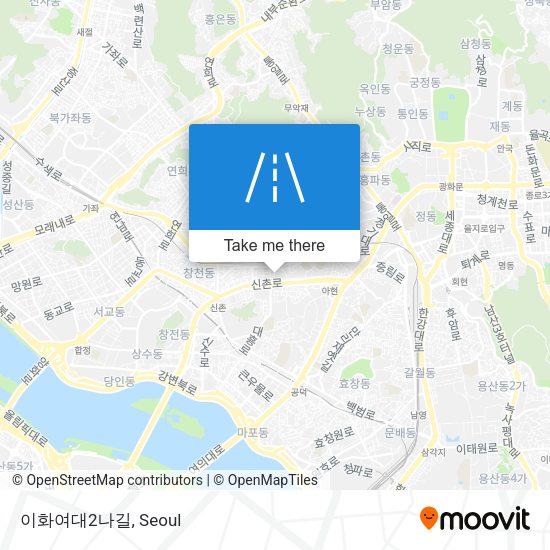 이화여대2나길 map