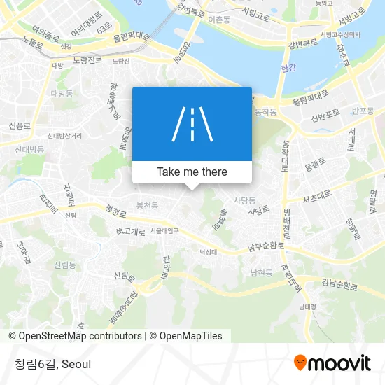 청림6길 map