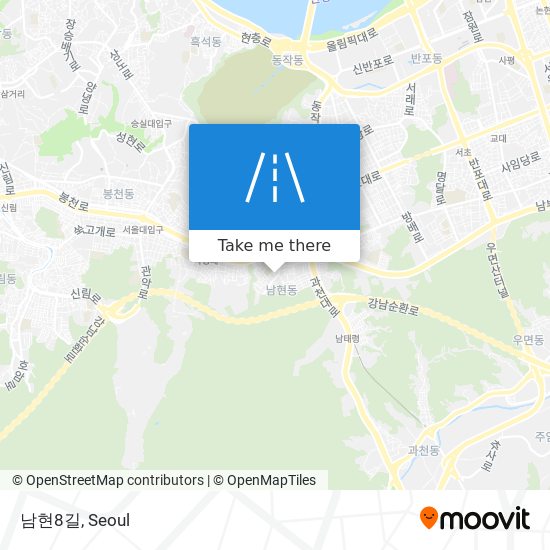 남현8길 map