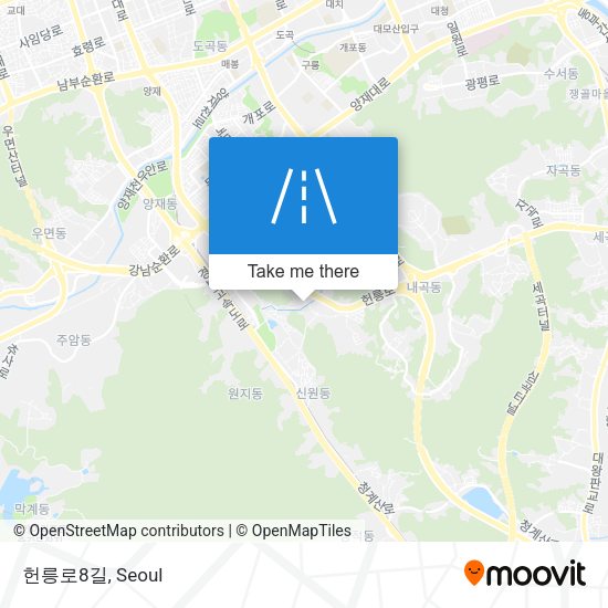 헌릉로8길 map