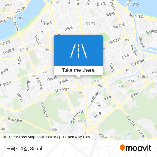 도곡로4길 map