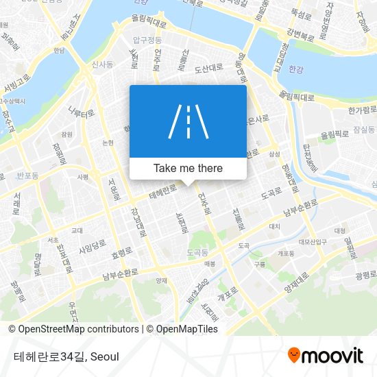테헤란로34길 map