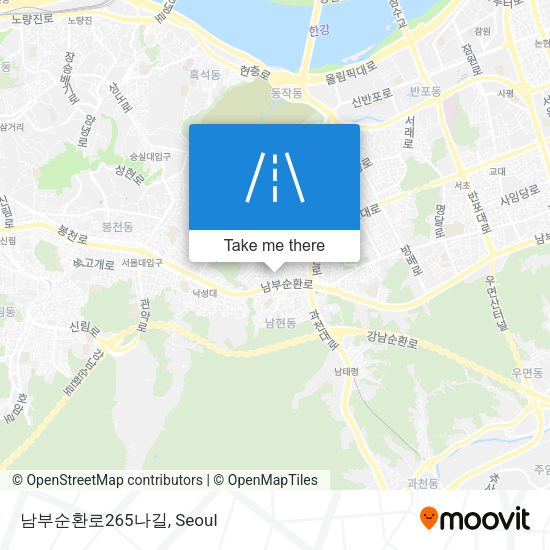 남부순환로265나길 map