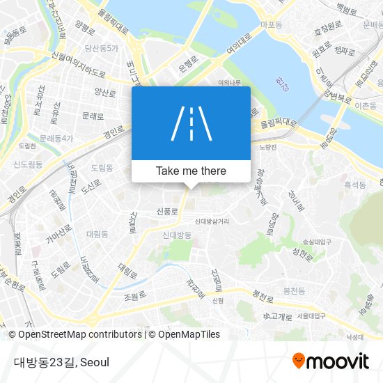 대방동23길 map