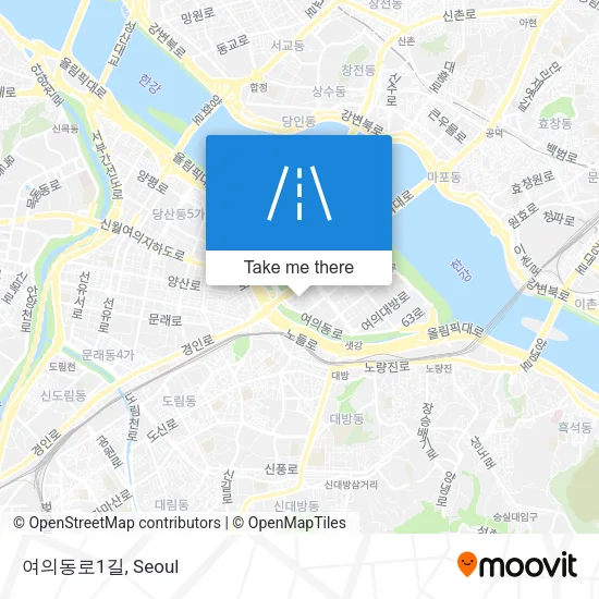 여의동로1길 map