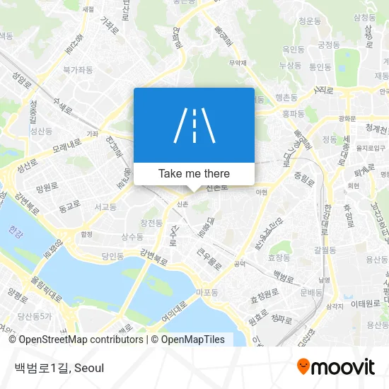 백범로1길 map