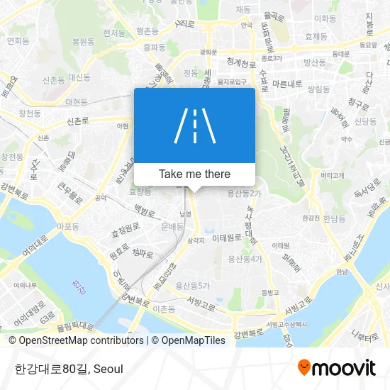 한강대로80길 map