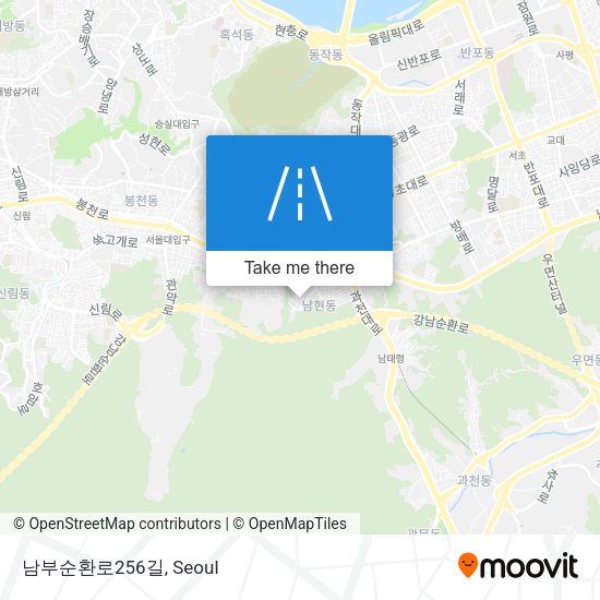 남부순환로256길 map