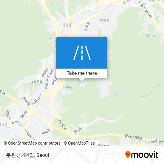 문원청계4길 map