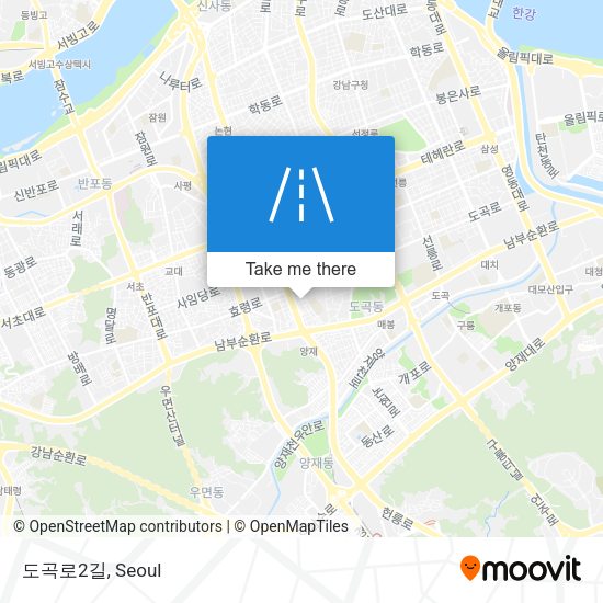 도곡로2길 map
