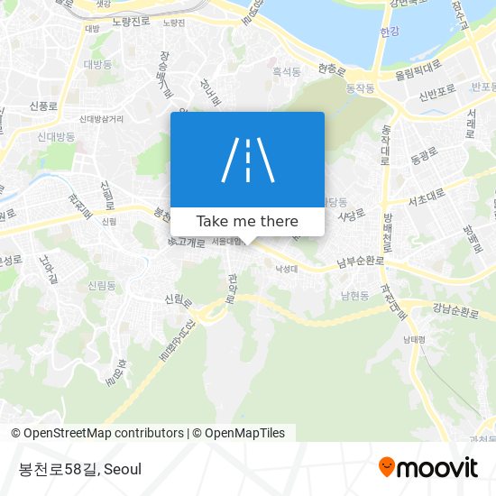 봉천로58길 map