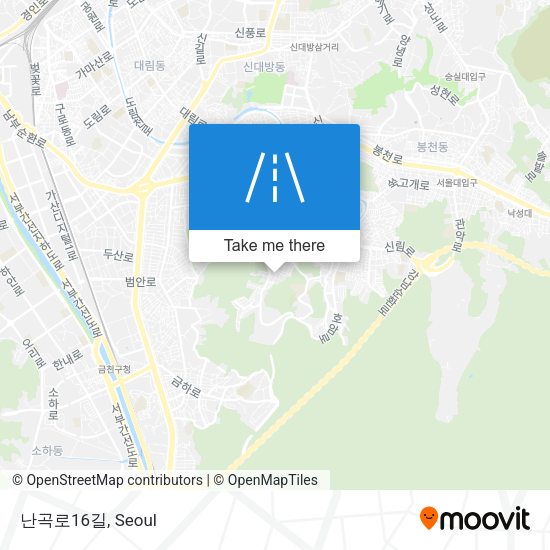 난곡로16길 map