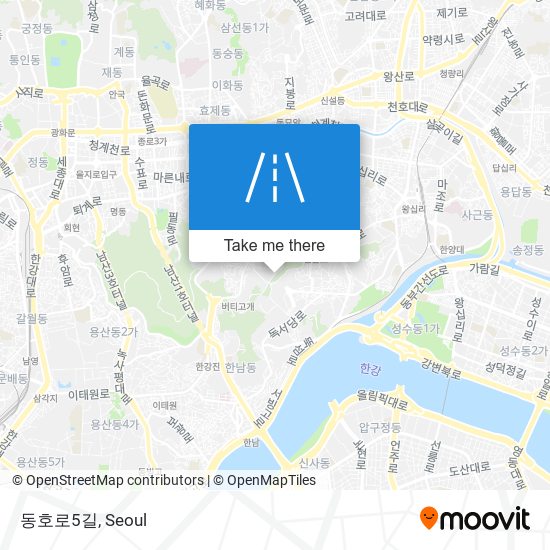 동호로5길 map