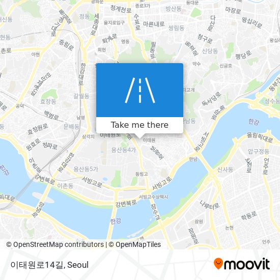 이태원로14길 map