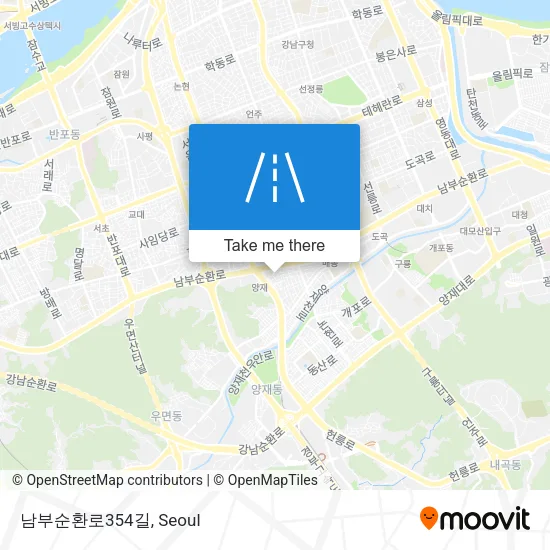 남부순환로354길 map