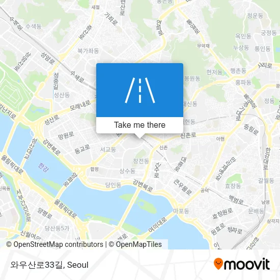 와우산로33길 map