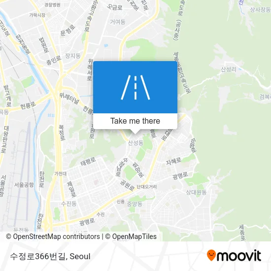 수정로366번길 map