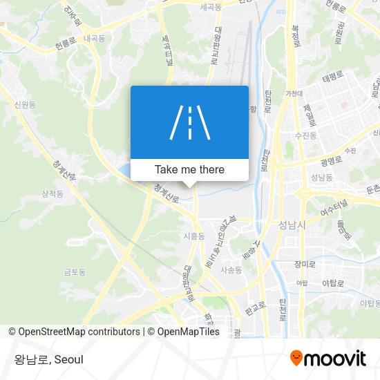 왕남로 map