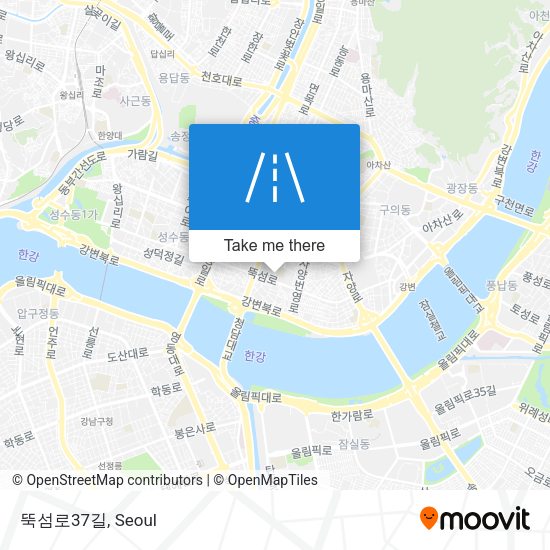 뚝섬로37길 map