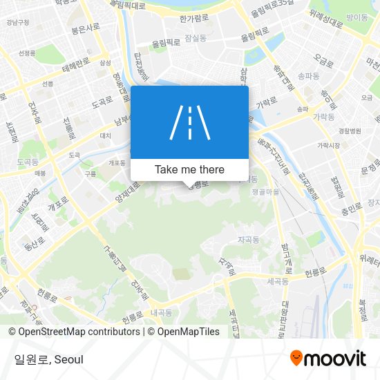 일원로 map