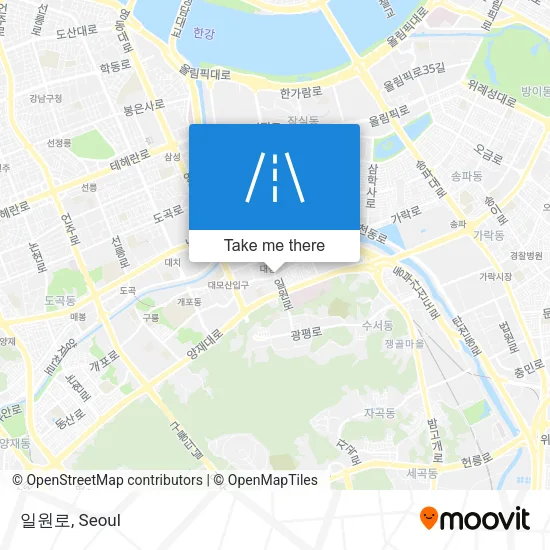 일원로 map