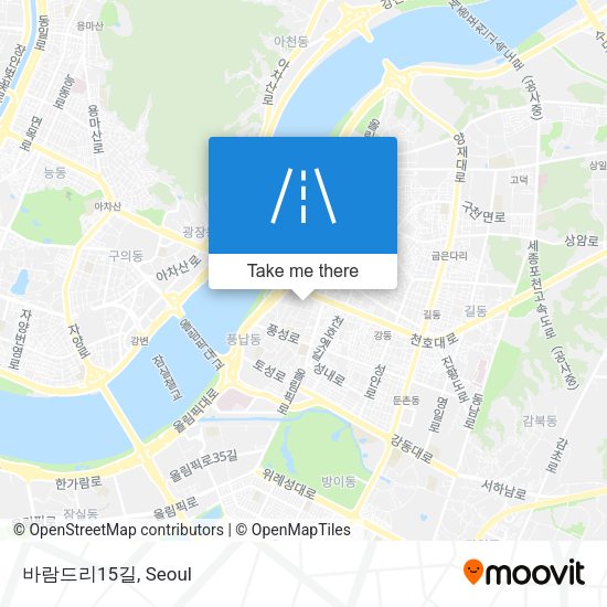바람드리15길 map