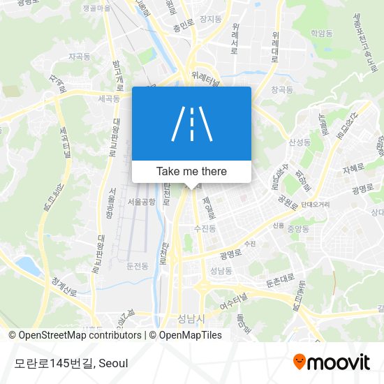 모란로145번길 map