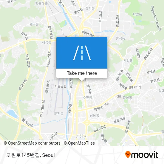 모란로145번길 map