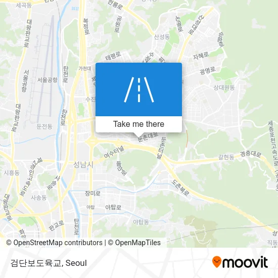 검단보도육교 map