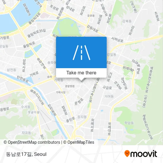 동남로17길 map
