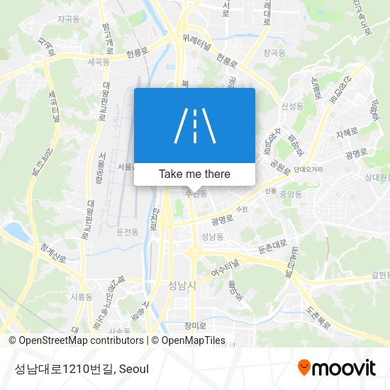 성남대로1210번길 map