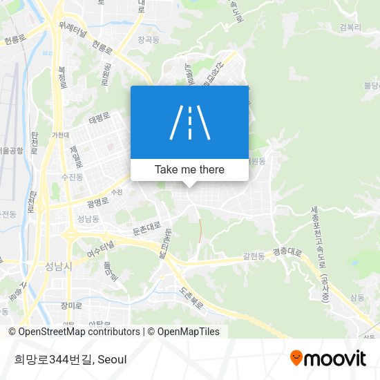 희망로344번길 map