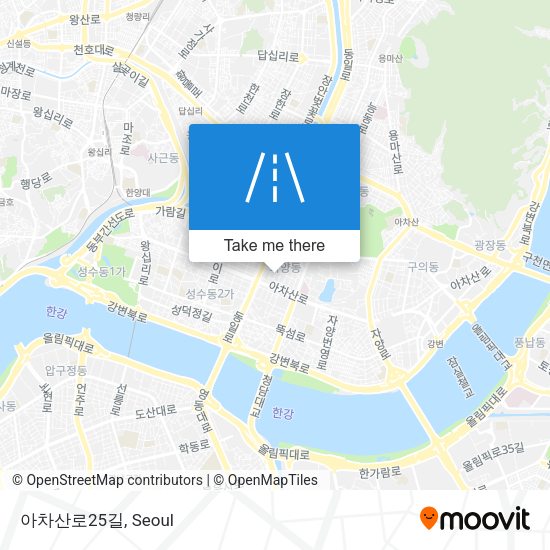 아차산로25길 map